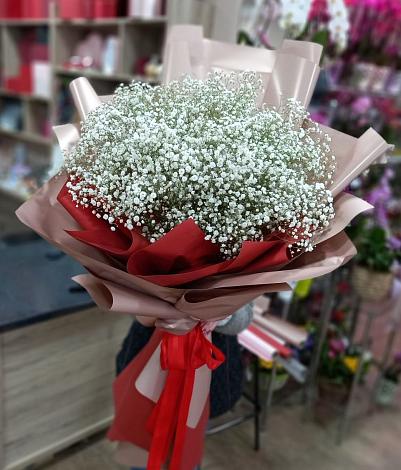 Букет цветов из: Гипсофила в Монино